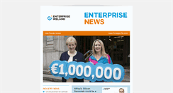 Desktop Screenshot of newsletter.enterprise-ireland.com