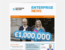 Tablet Screenshot of newsletter.enterprise-ireland.com
